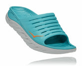Aquarelle / Blazing Orange Men's ORA Recovery Slide | HOKA