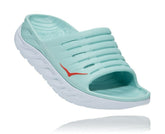 Eggshell Blue / White Women's ORA Recovery Slide | HOKA