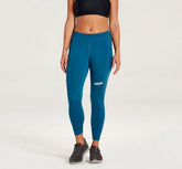 Moroccan Blue Women's Performance Crop Tight | HOKA