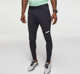 Black Men's Performance Full Length Tight | HOKA