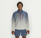 Tofu / Vintage Indigo Men's Wind-Resistant Jacket | HOKA