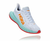 White / Blazing Orange Men's Carbon X 2 | HOKA