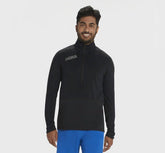 Black Men's 1/2 Zip Midlayer | HOKA
