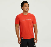 Fiesta / White Men's Brand Tee | HOKA