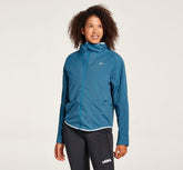 Moroccan Blue Women's Hybrid Run Jacket | HOKA