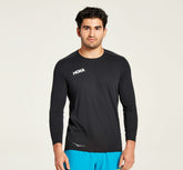 Black Men's Performance 3/4 Sleeve | HOKA