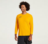 Saffron Men's Performance 3/4 Sleeve | HOKA