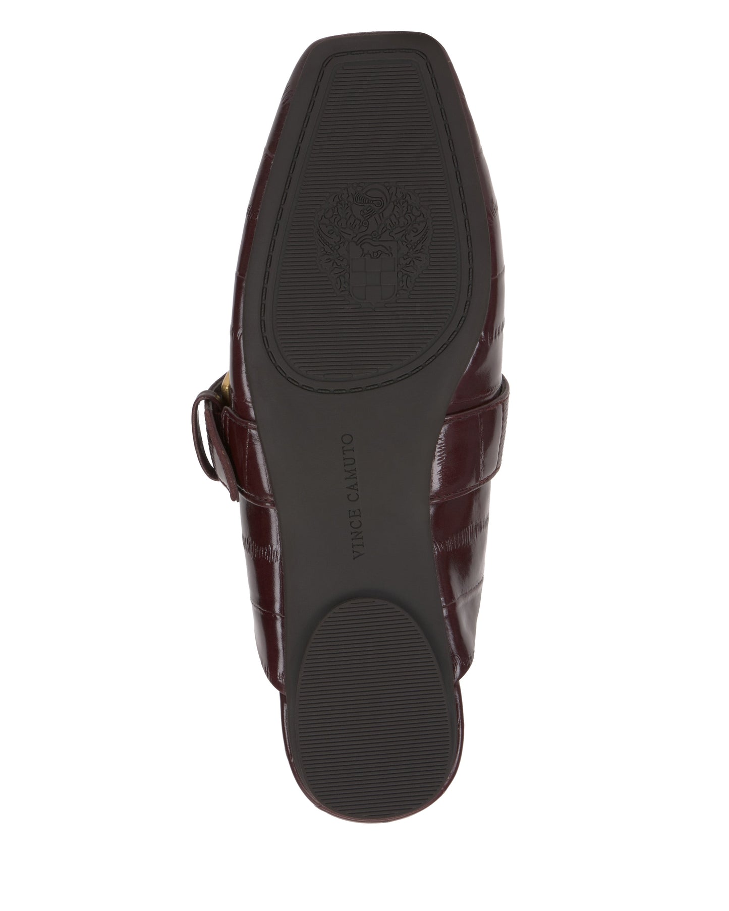Vince Camuto Vellma Buckle Mule Pomegranate Red