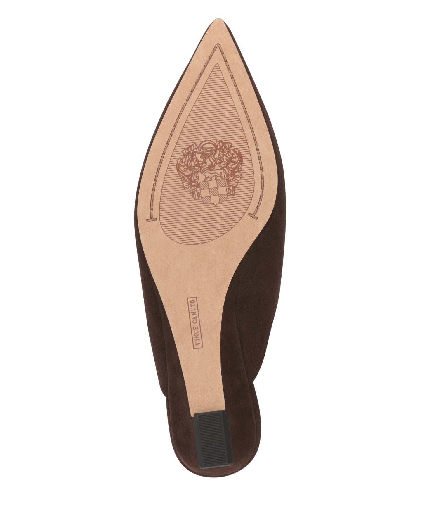 Vince Camuto Vinia Mule Brownie Suede