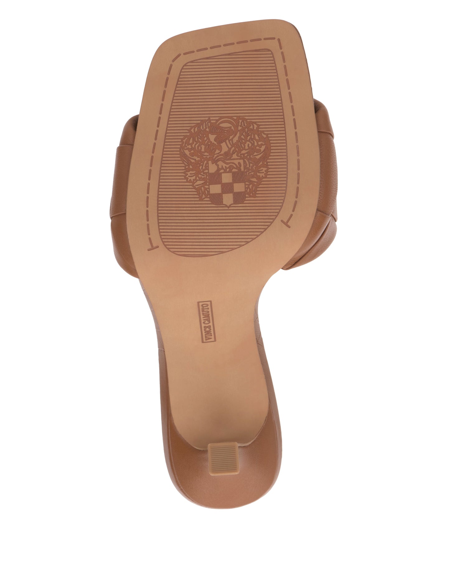 Vince Camuto Brelanie Woven Mule Barn Brown Leather