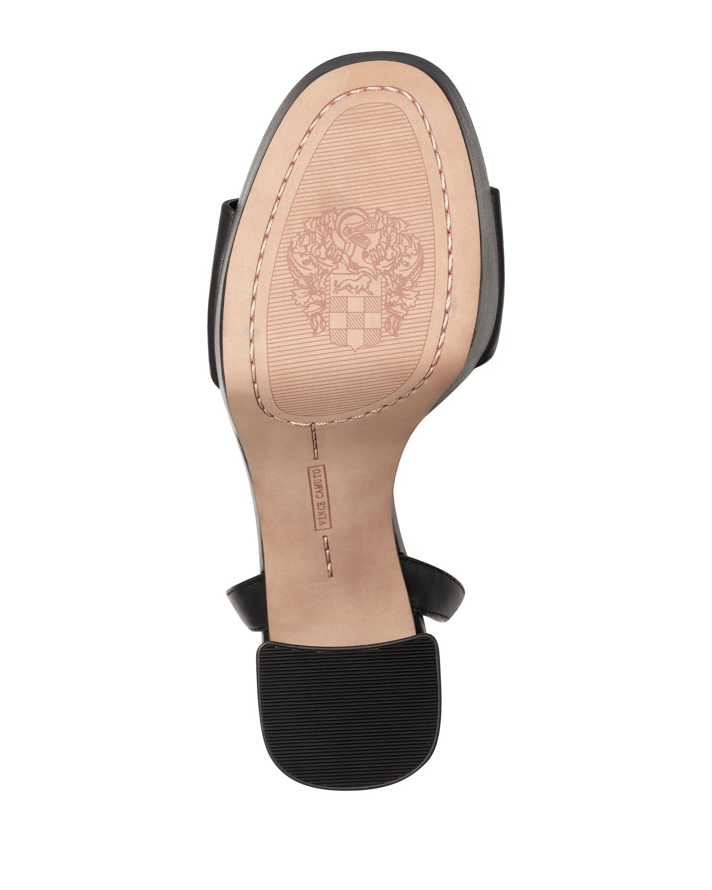 Vince Camuto Pendry Platform Sandal Black Leather