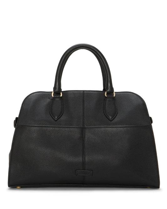 Vince Camuto Tasha Satchel Bag Black Leather