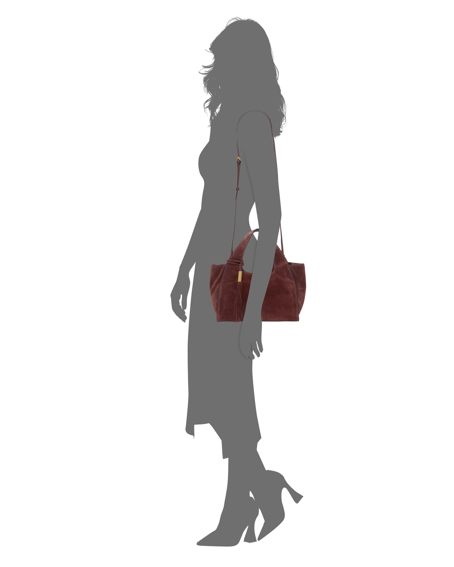 Vince Camuto Aleah Satchel Bag Red Currant