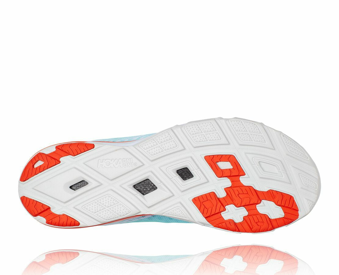 Antigua Sand / Mandarin Red All Gender EVO Carbon Rocket | HOKA