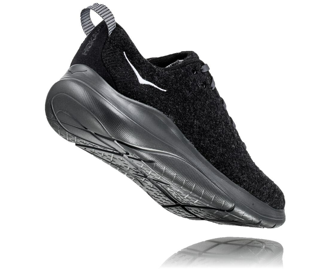 Black / Dark Shadow Men's Hupana Flow Wool | HOKA
