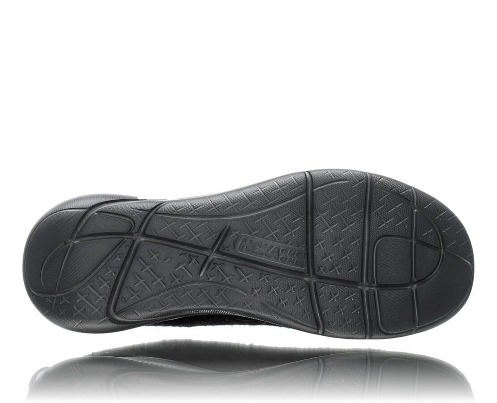 Black / Dark Shadow Men's Hupana Flow Wool | HOKA