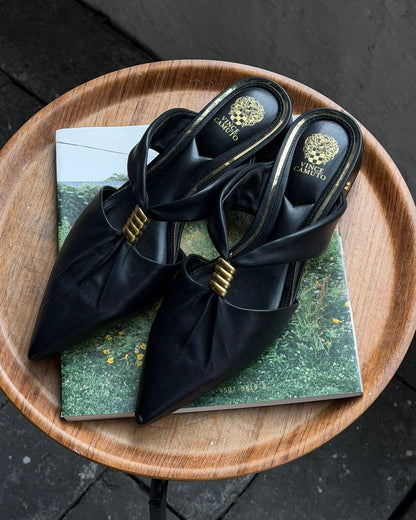 Vince Camuto Vanika Mule Black Leather