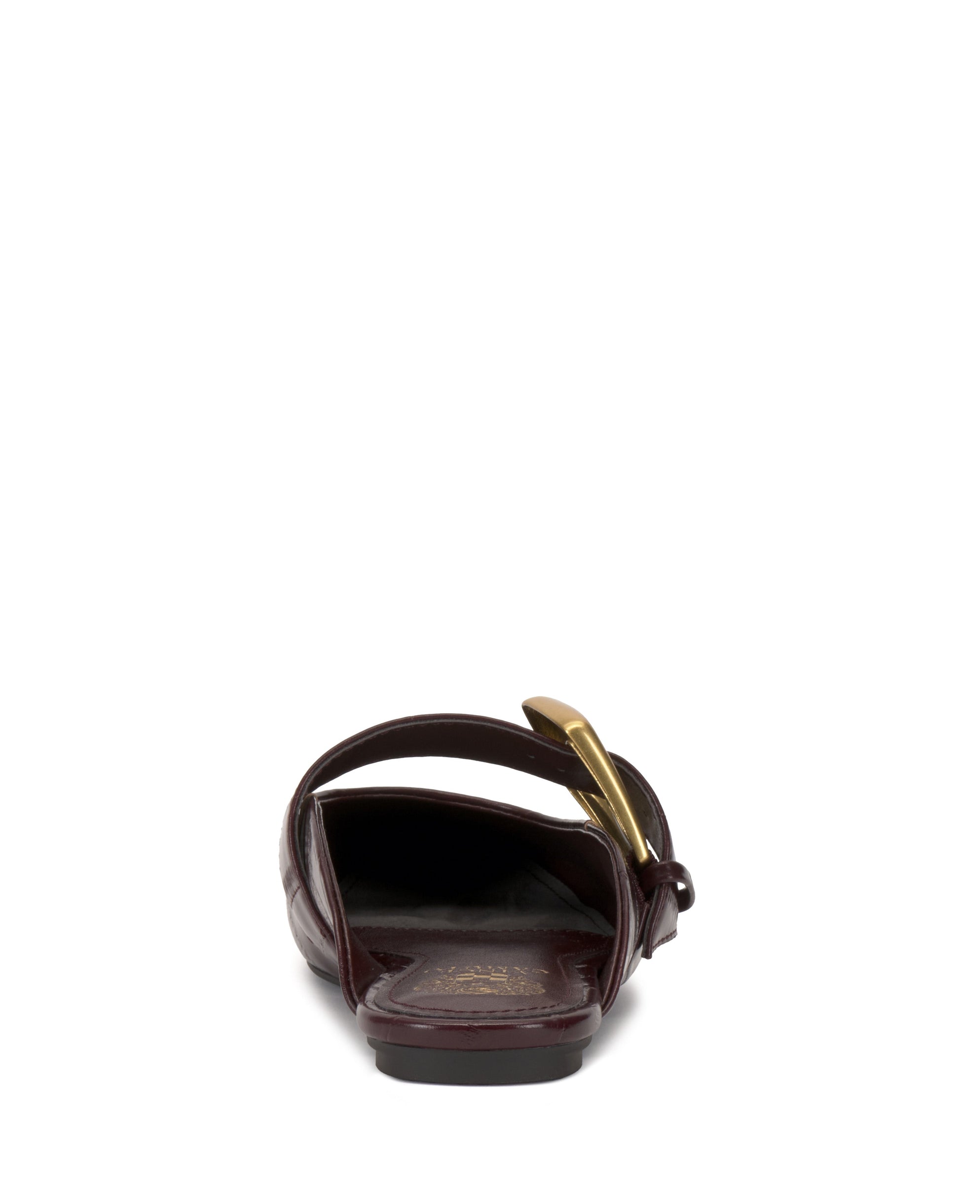 Vince Camuto Vellma Buckle Mule Pomegranate Red