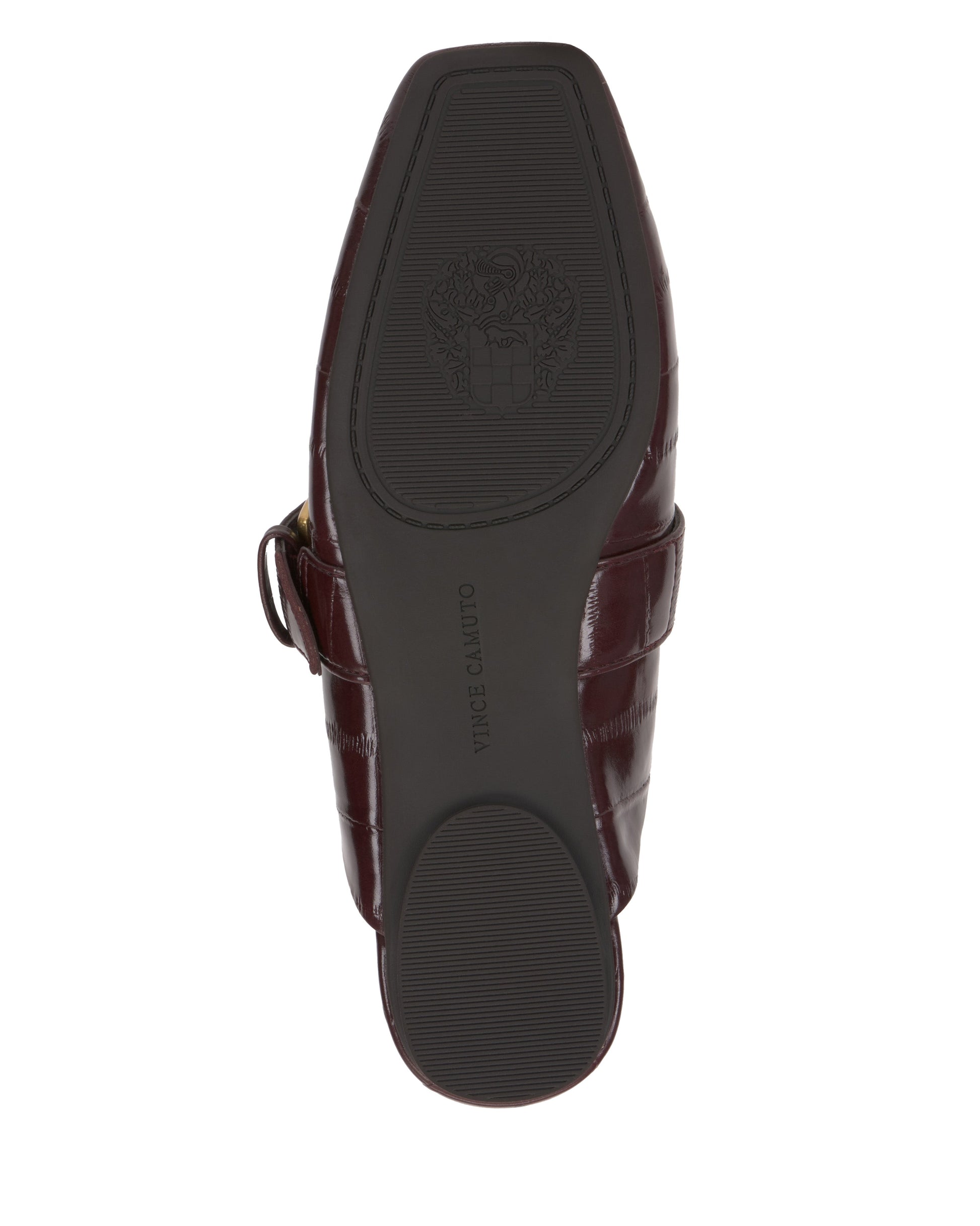 Vince Camuto Vellma Buckle Mule Pomegranate Red
