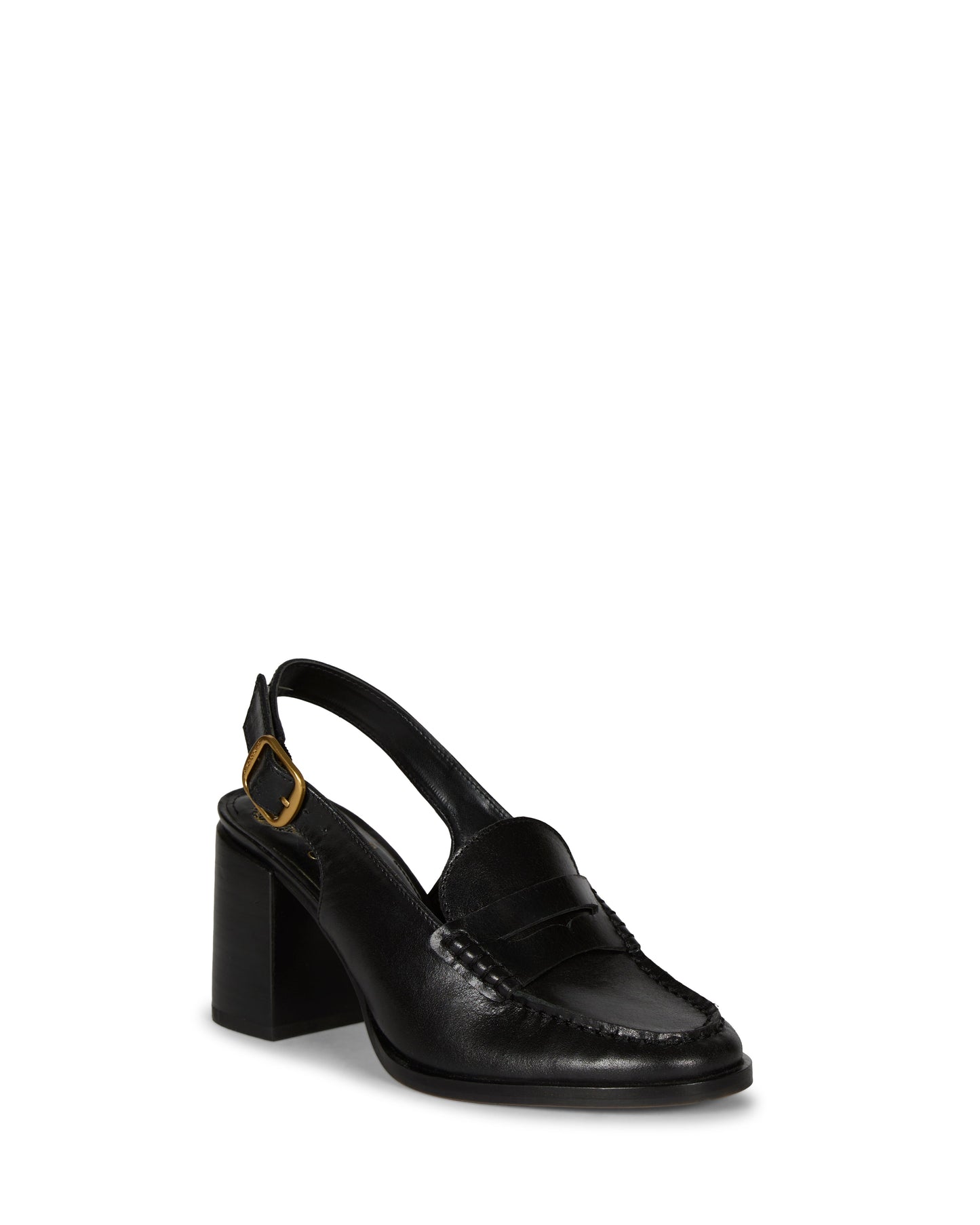 Vince Camuto Grinie Loafer Black Leather