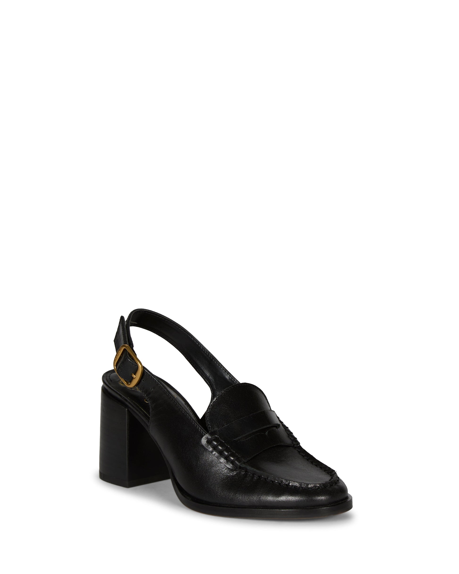 Vince Camuto Grinie Loafer Black Leather