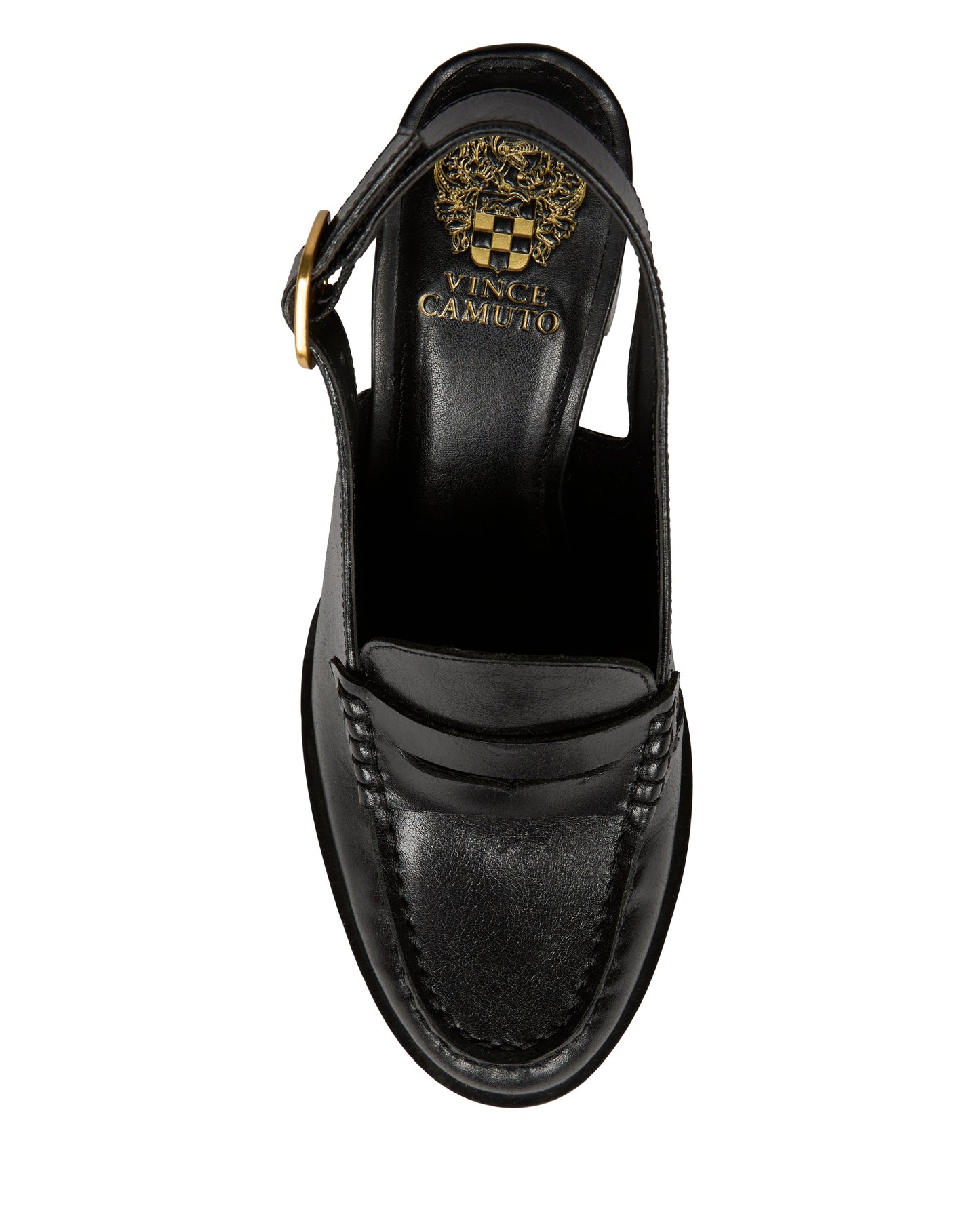 Vince Camuto Grinie Loafer Black Leather