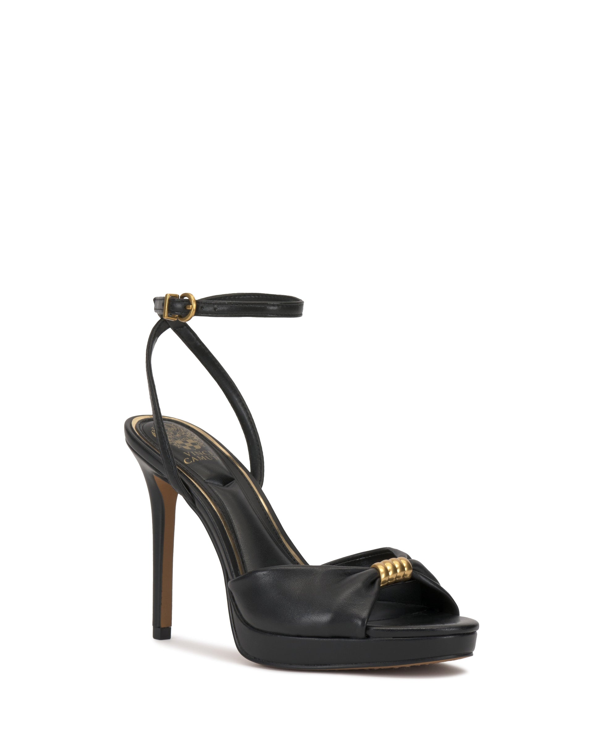 Vince Camuto Neala Sandal Black Leather