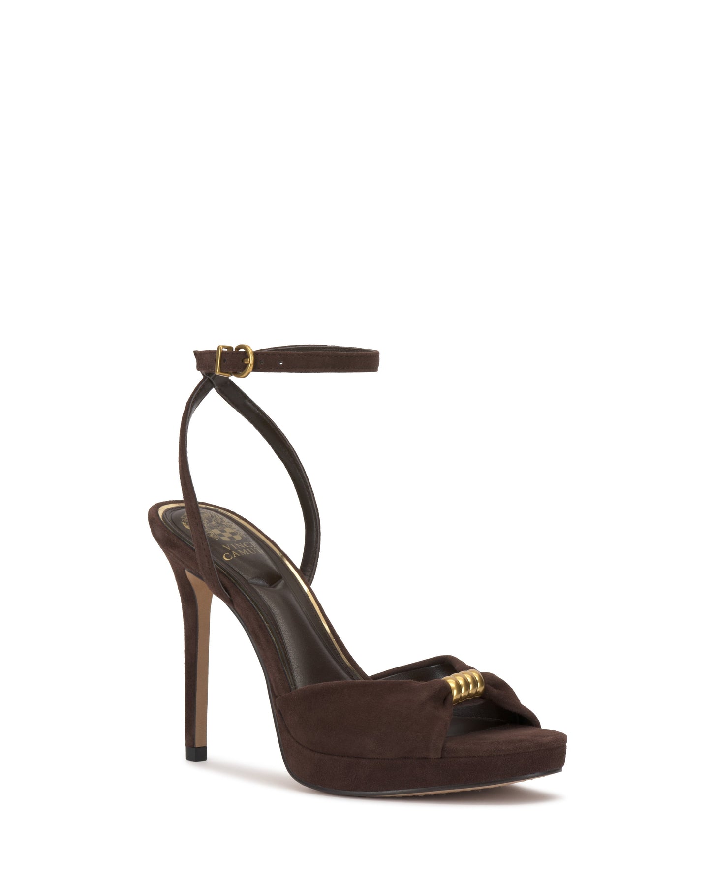 Vince Camuto Neala Sandal Brownie Suede