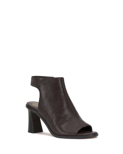 Vince Camuto Rimdia Sandal Brown Snake Print Leather