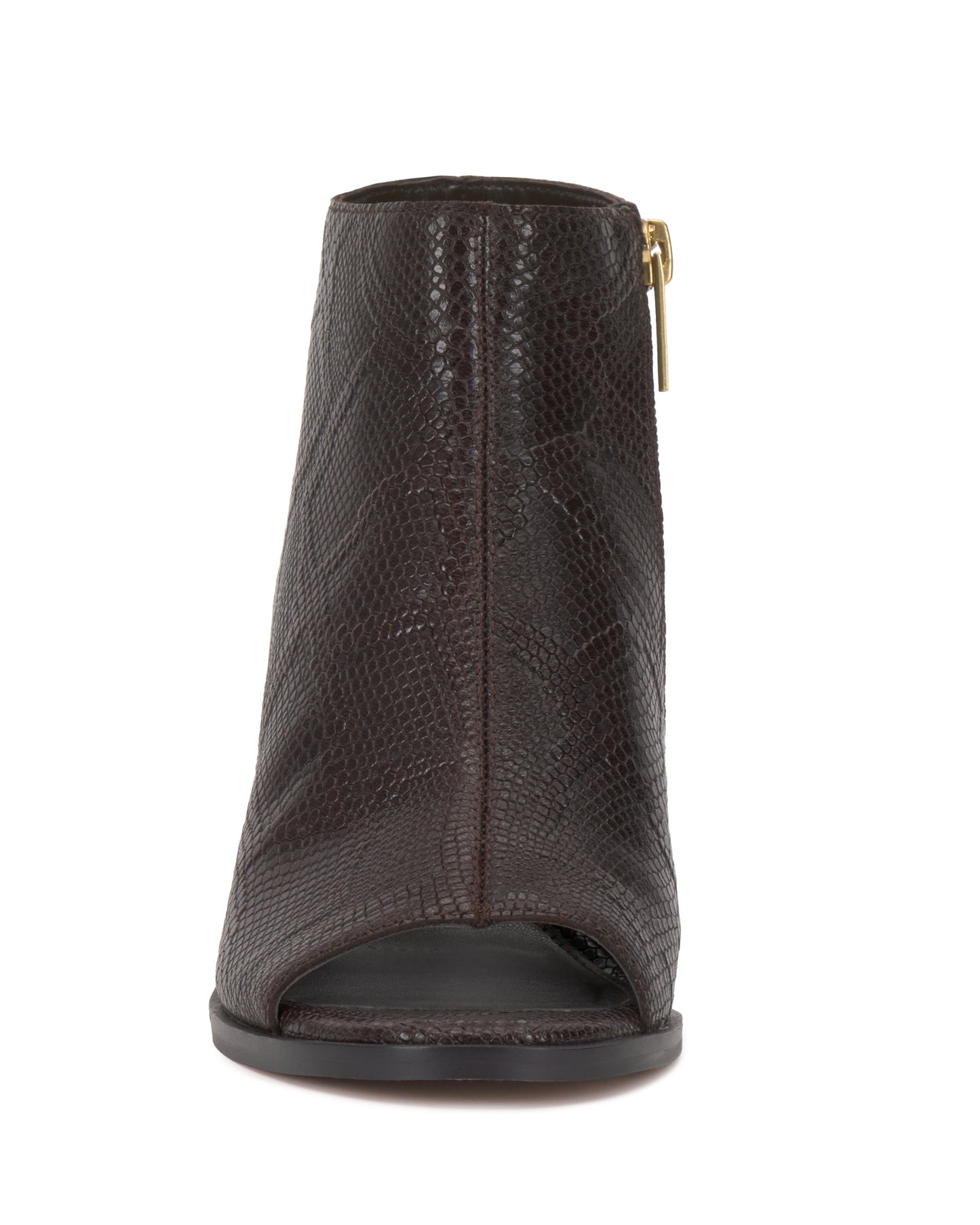 Vince Camuto Rimdia Sandal Brown Snake Print Leather