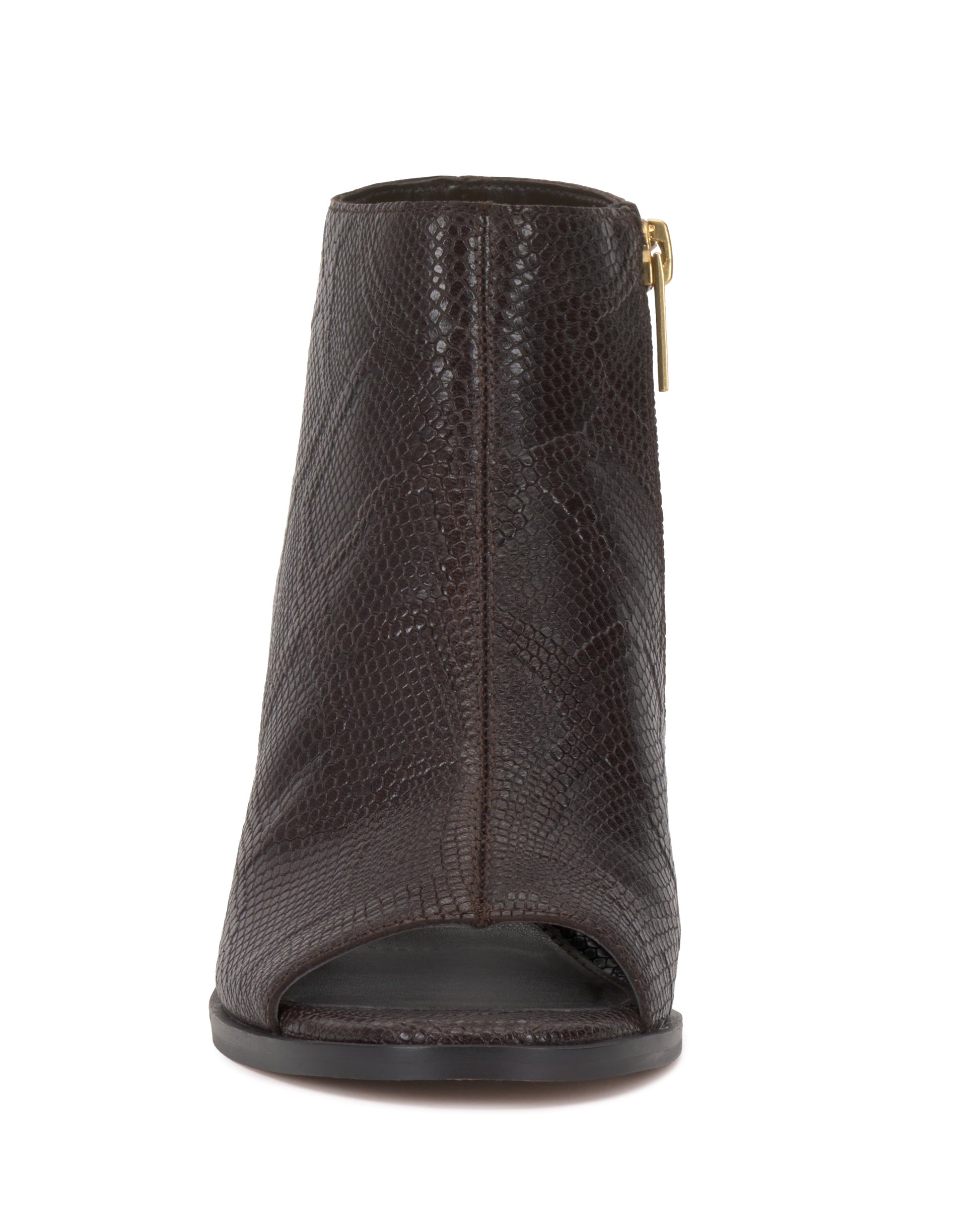Vince Camuto Rimdia Sandal Brown Snake Print Leather