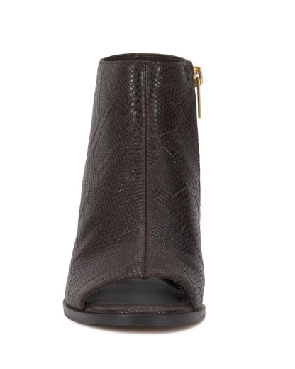 Vince Camuto Rimdia Sandal Brown Snake Print Leather