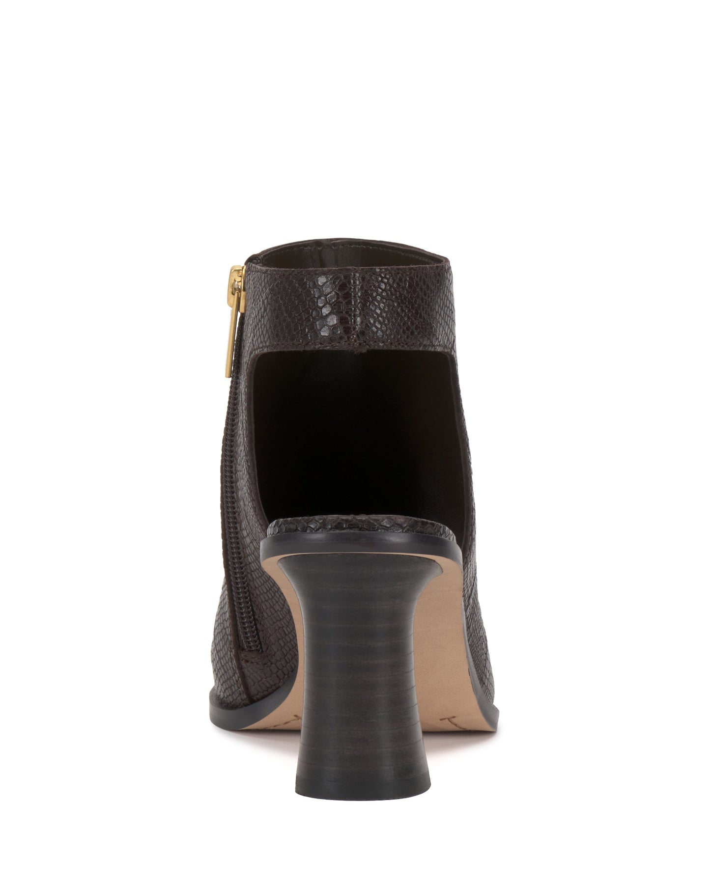 Vince Camuto Rimdia Sandal Brown Snake Print Leather