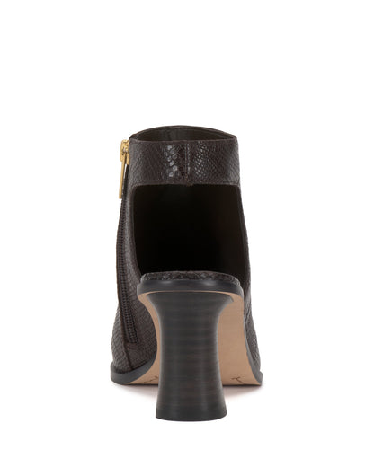 Vince Camuto Rimdia Sandal Brown Snake Print Leather
