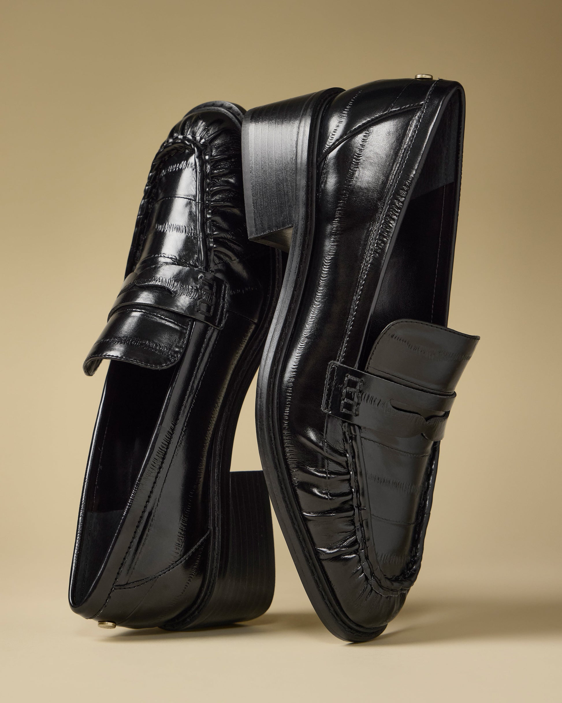 Vince Camuto Eshnie Block Heel Loafer Black
