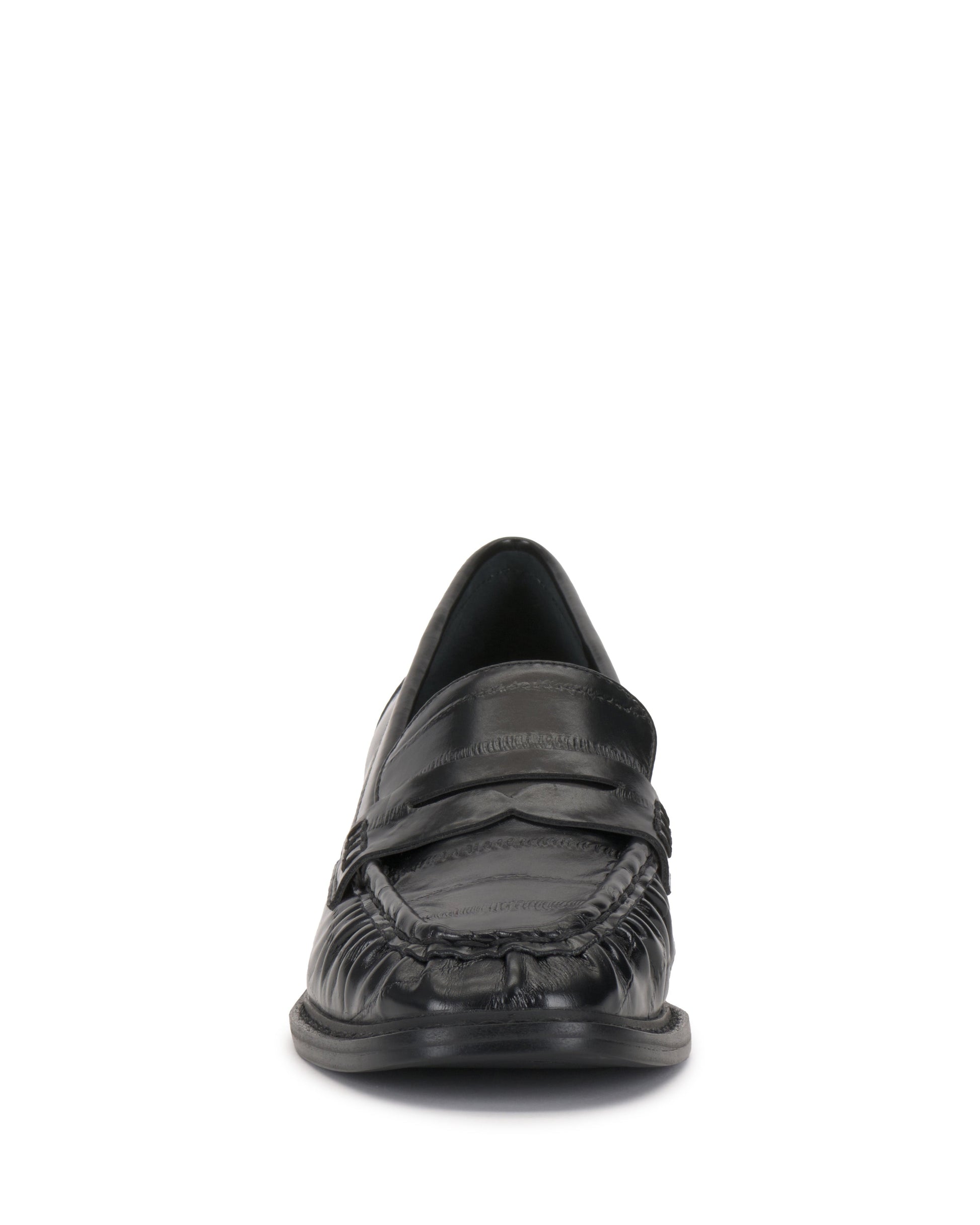 Vince Camuto Eshnie Block Heel Loafer Black