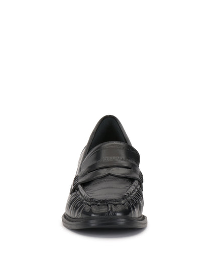 Vince Camuto Eshnie Block Heel Loafer Black