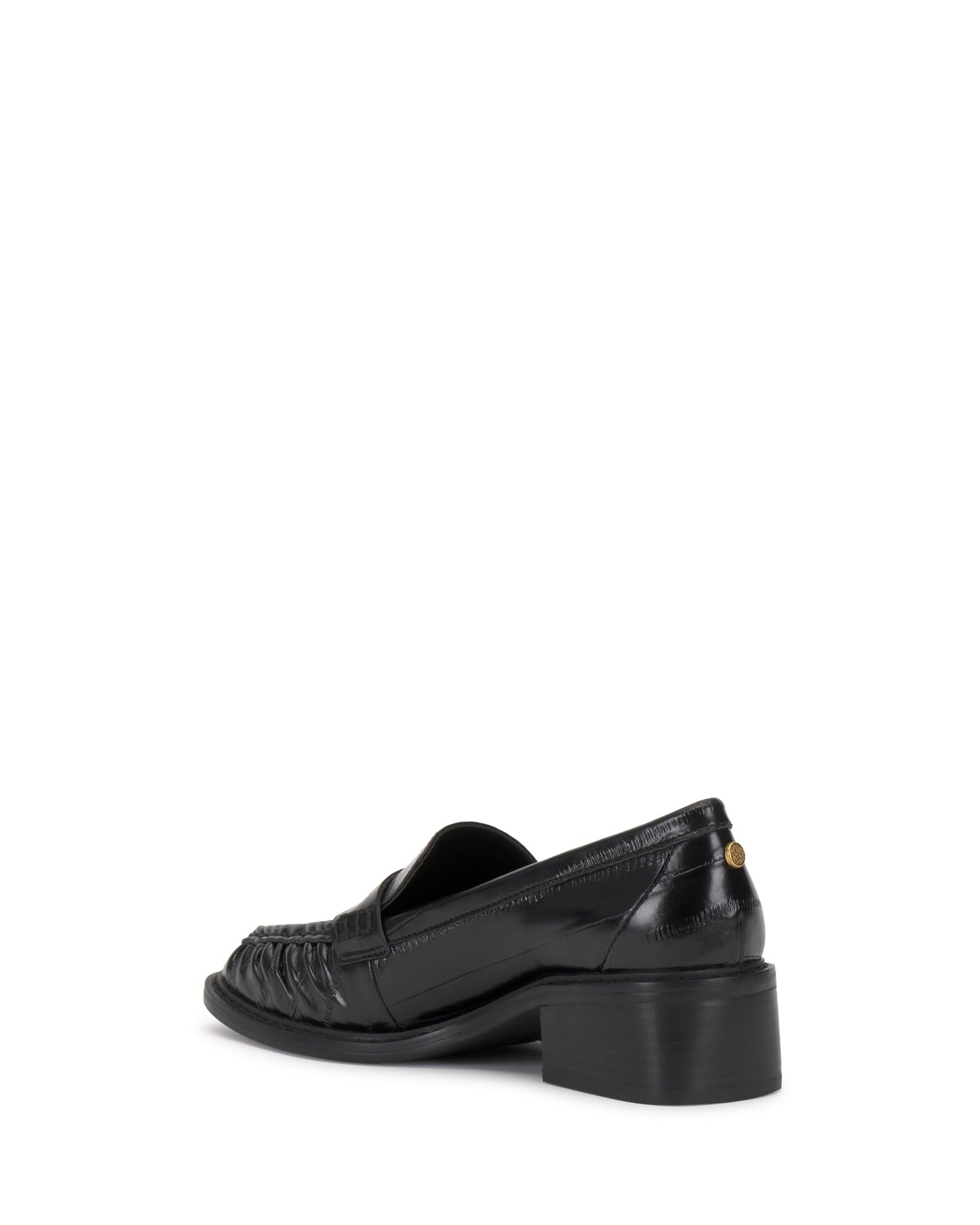 Vince Camuto Eshnie Block Heel Loafer Black
