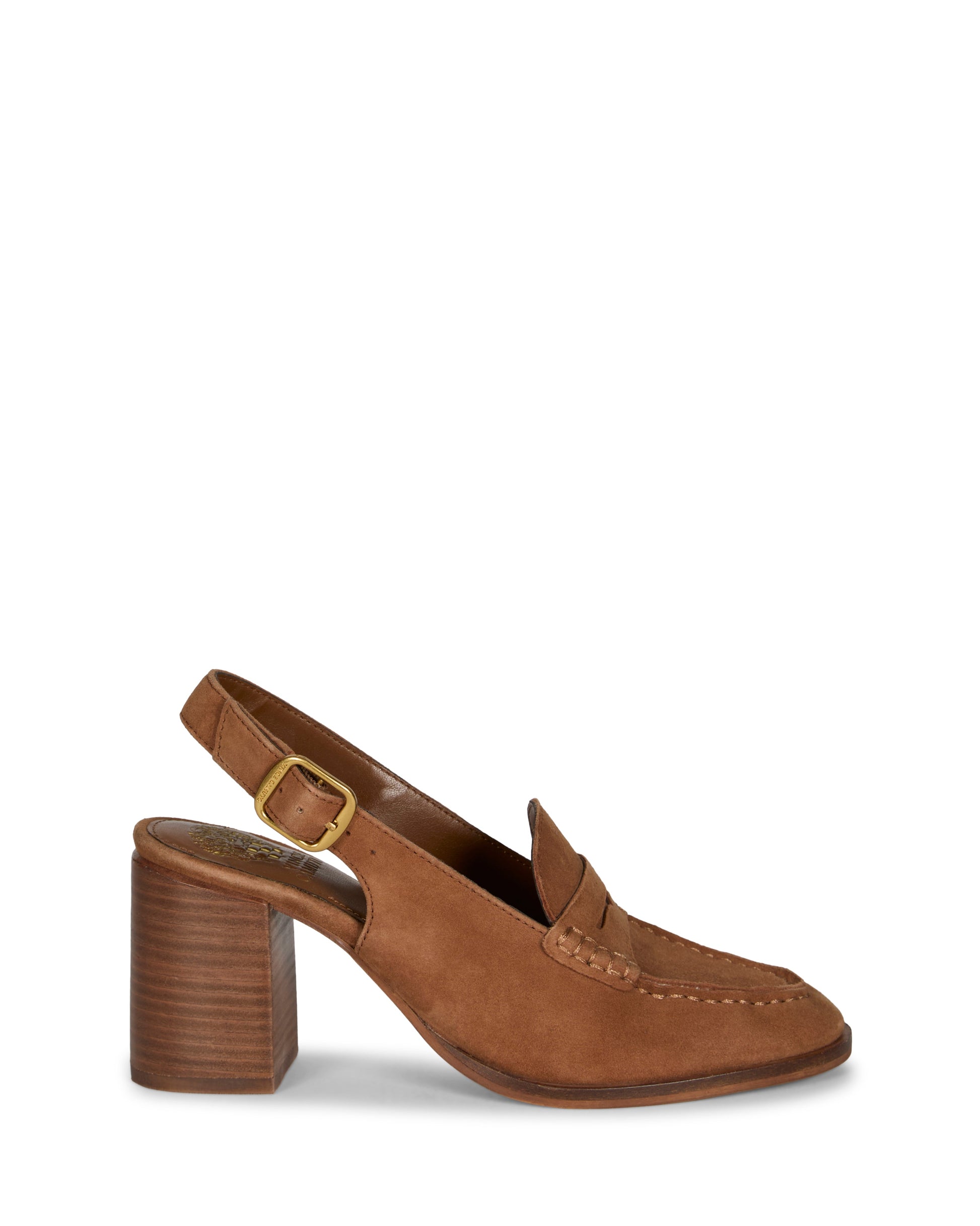Vince Camuto Grinie Loafer Burnt Sugar Suede