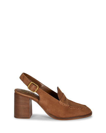 Vince Camuto Grinie Loafer Burnt Sugar Suede