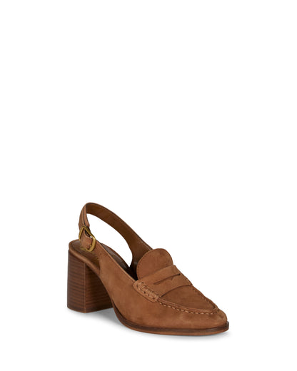 Vince Camuto Grinie Loafer Burnt Sugar Suede