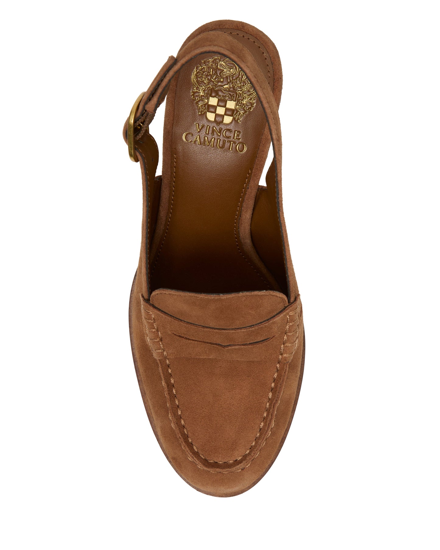 Vince Camuto Grinie Loafer Burnt Sugar Suede