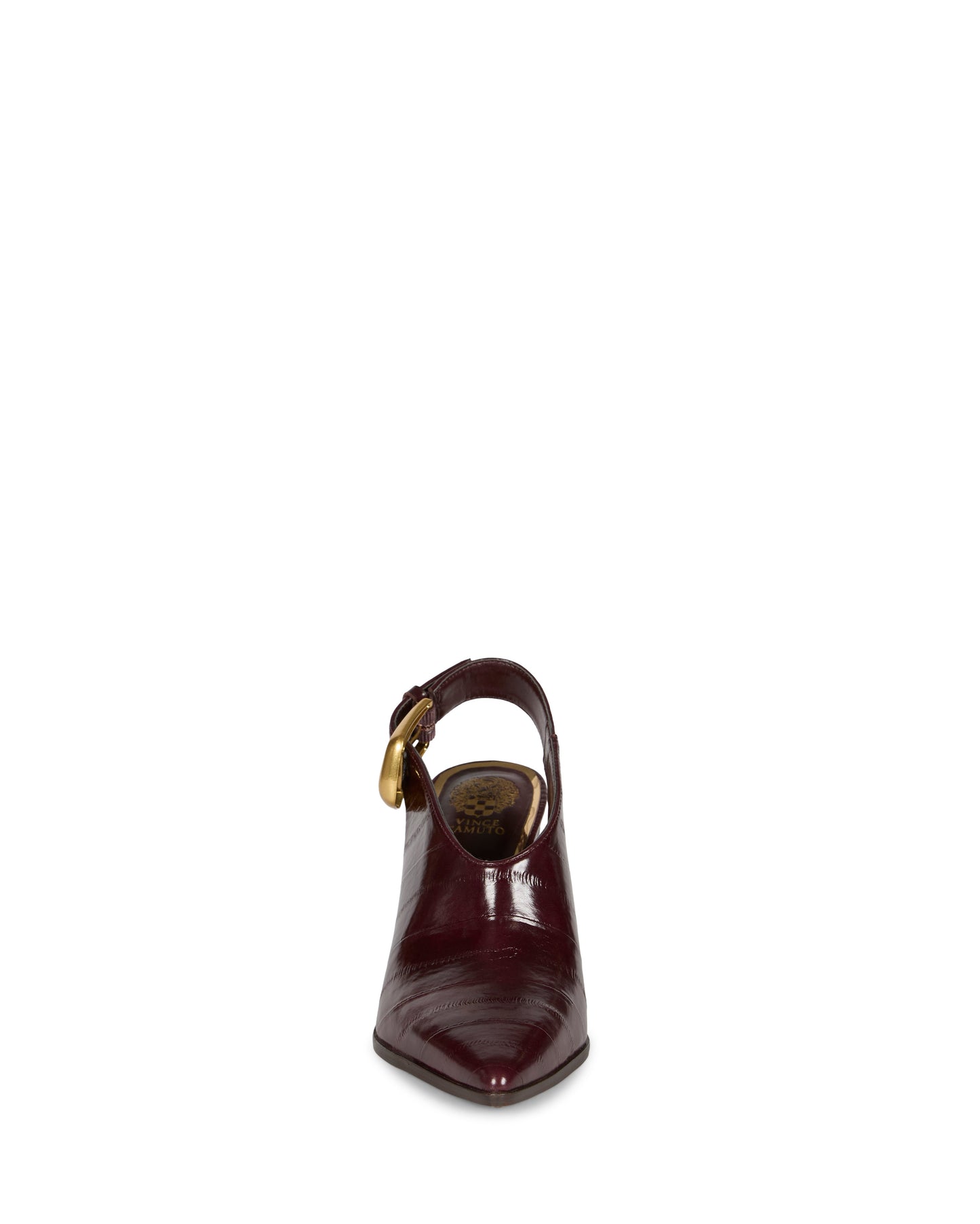 Vince Camuto Baylez Buckled Mule Pomegranate Red