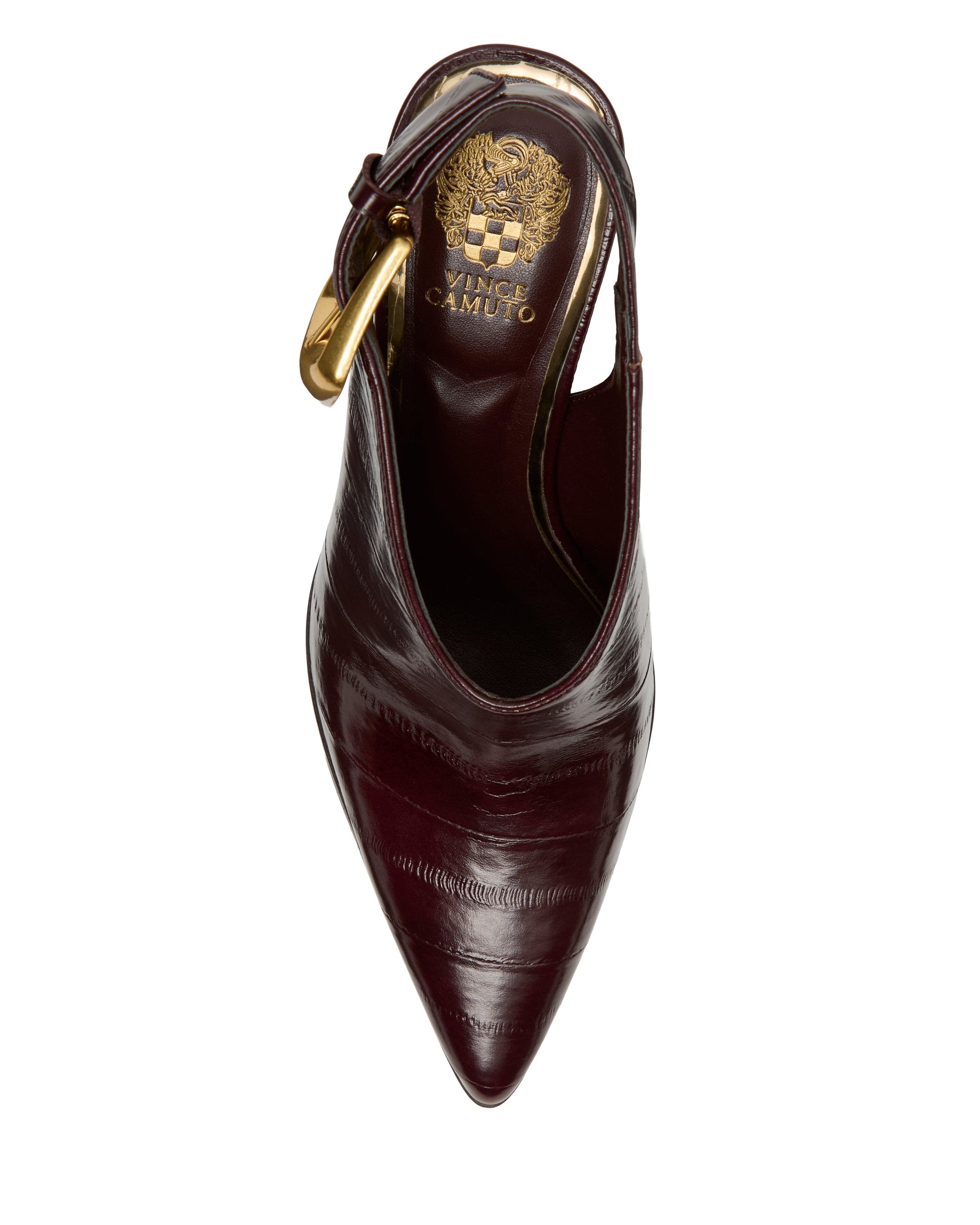 Vince Camuto Baylez Buckled Mule Pomegranate Red