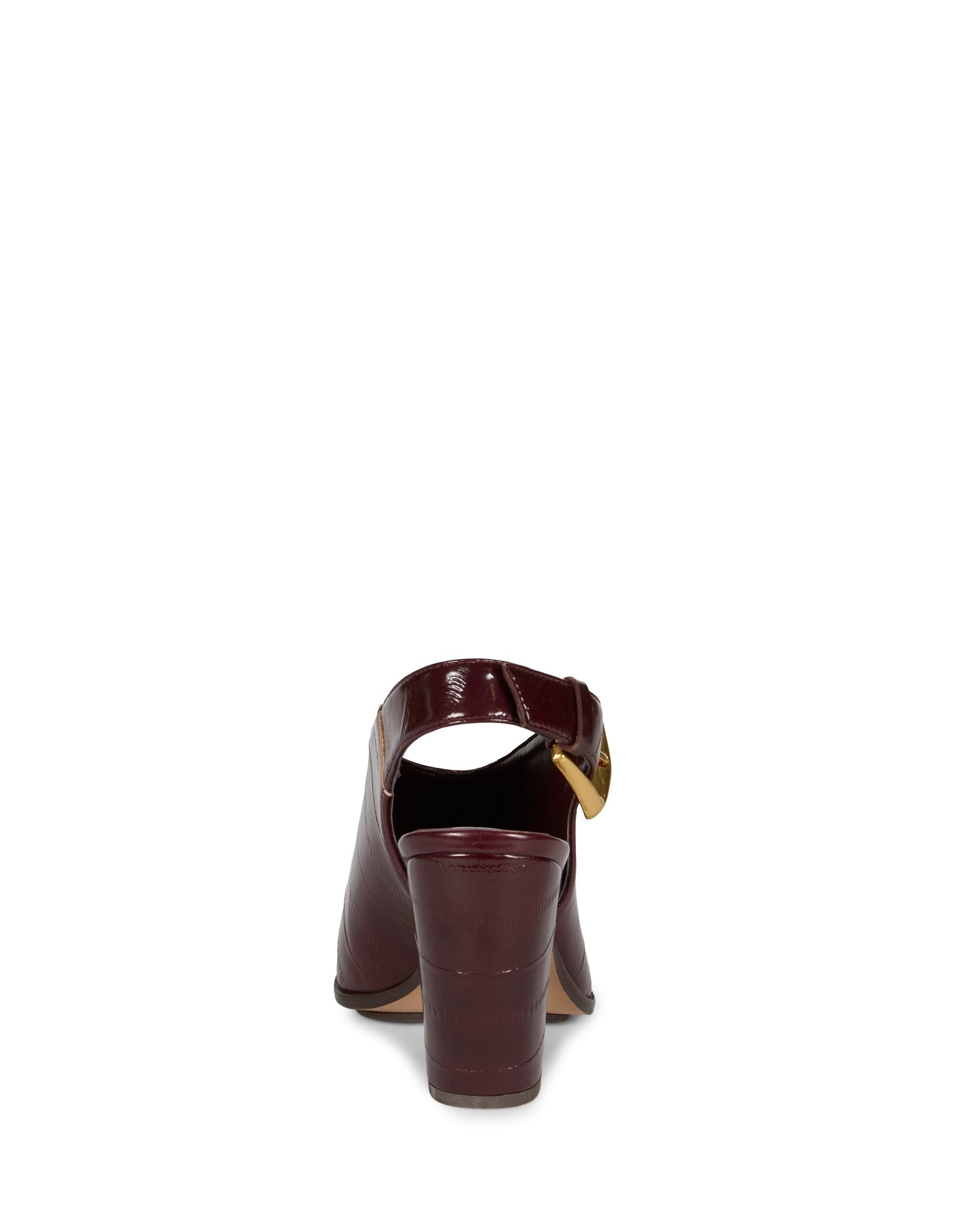 Vince Camuto Baylez Buckled Mule Pomegranate Red