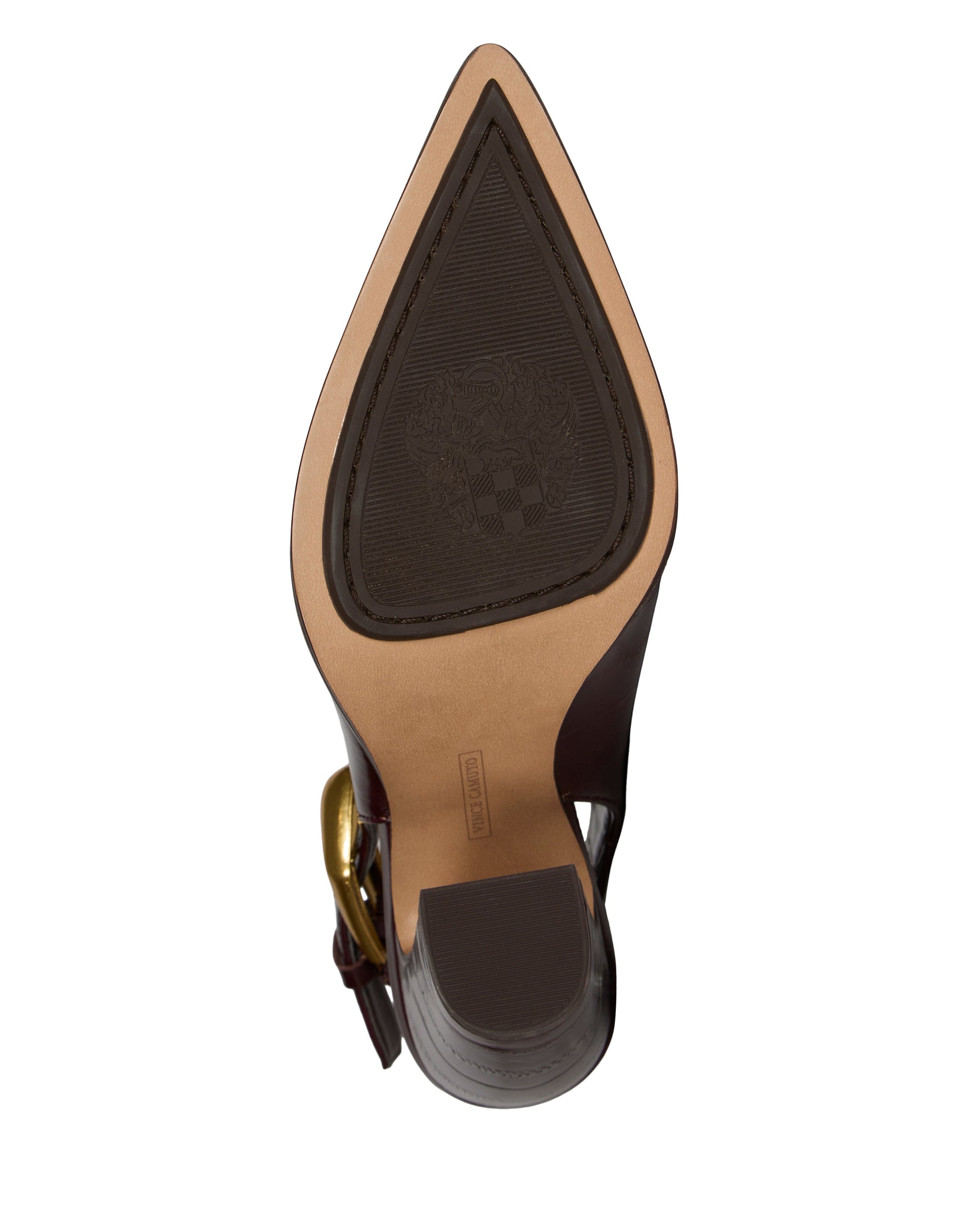 Vince Camuto Baylez Buckled Mule Pomegranate Red
