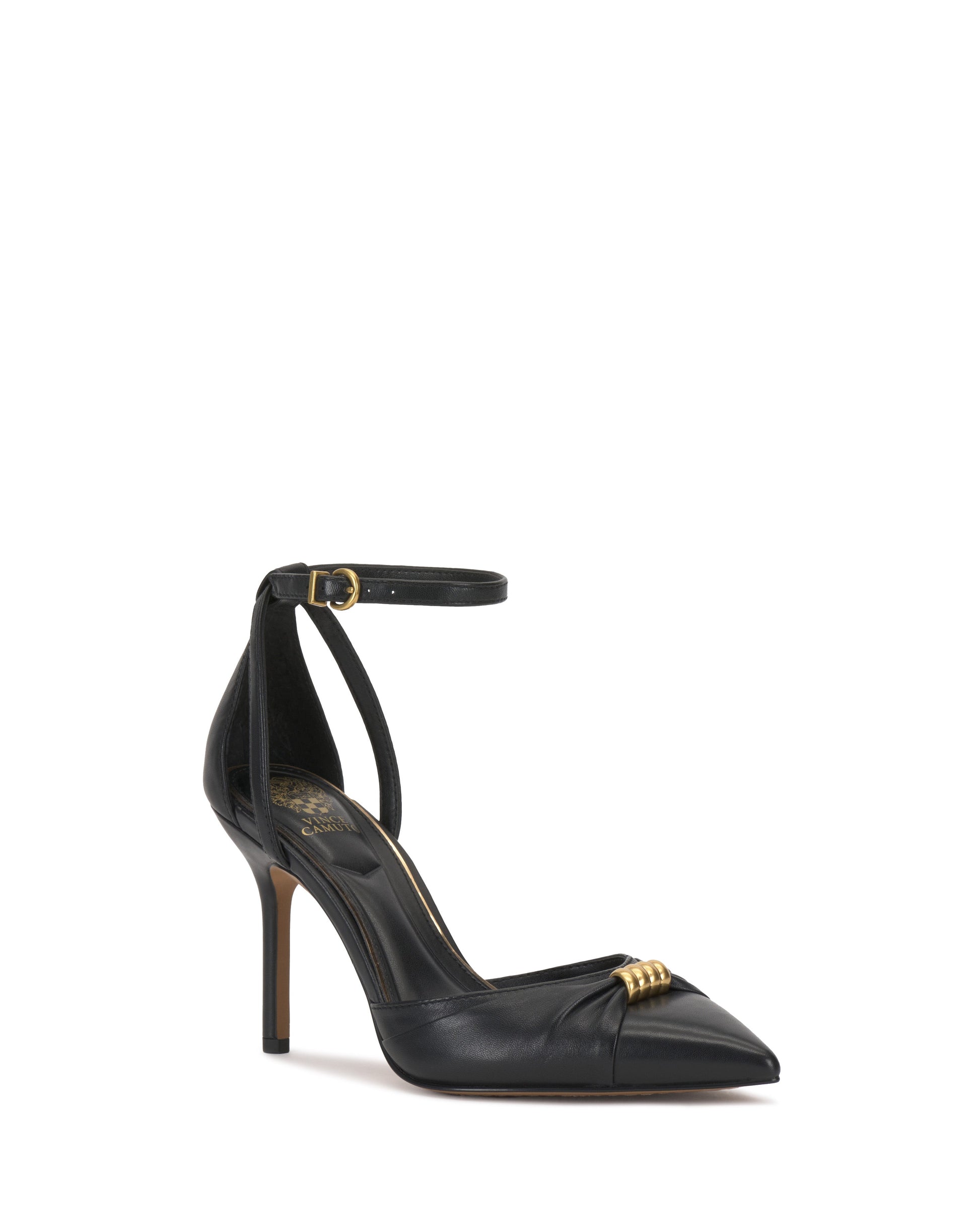 Vince Camuto Mallie Pump Black Leather