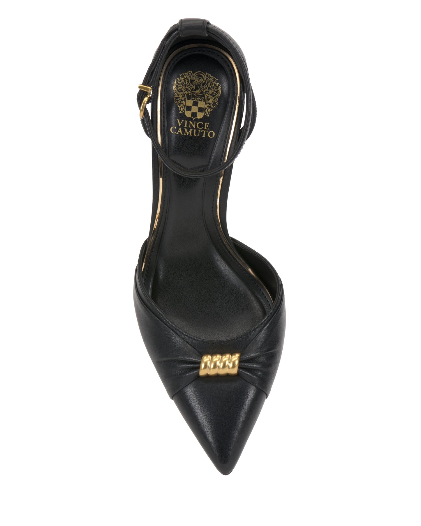 Vince Camuto Mallie Pump Black Leather
