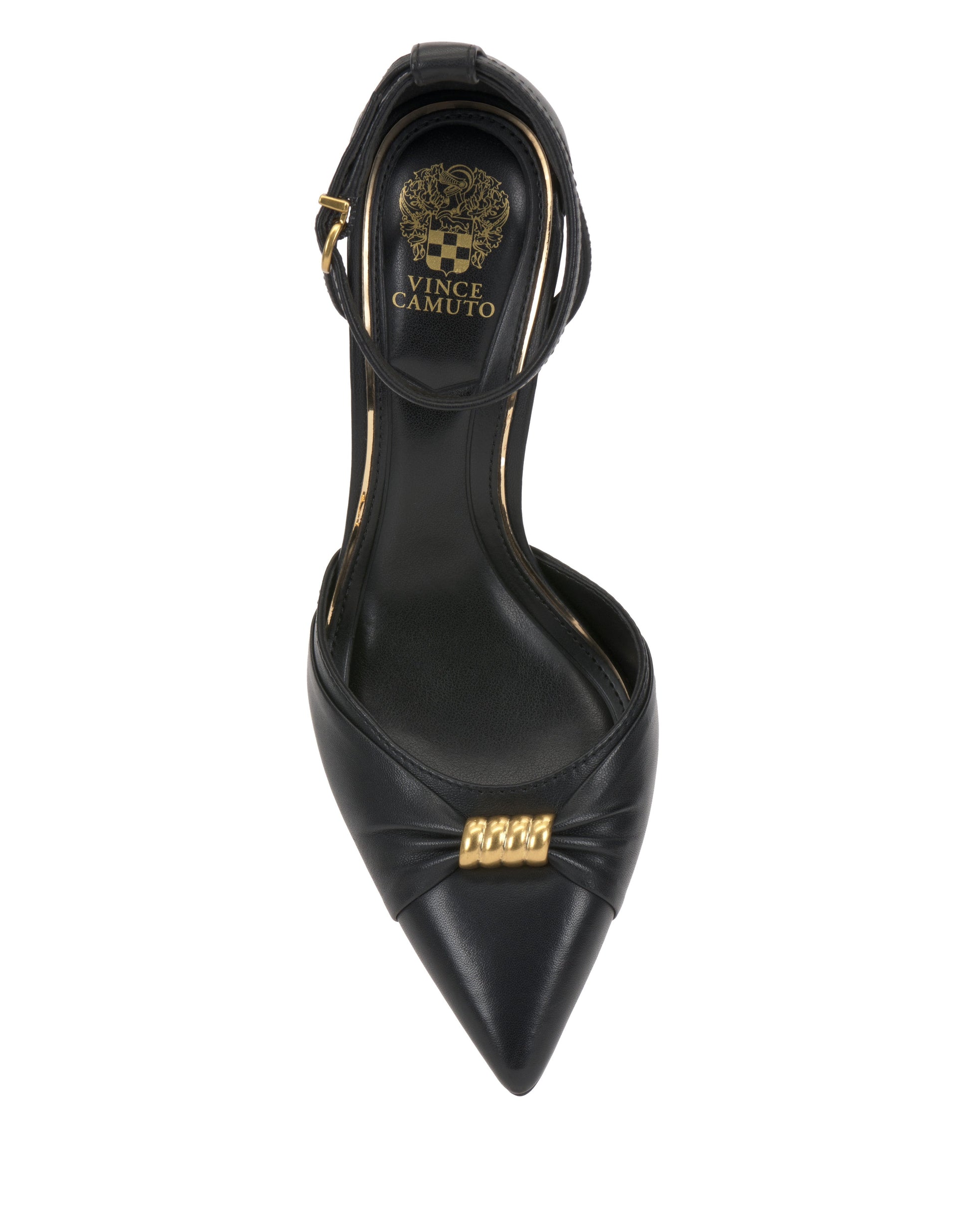 Vince Camuto Mallie Pump Black Leather
