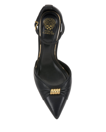 Vince Camuto Mallie Pump Black Leather